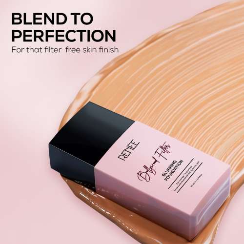 Renee Cosmetics: Bollywood Filter Blurring Foundation 02 Biscoff Blur 30ml