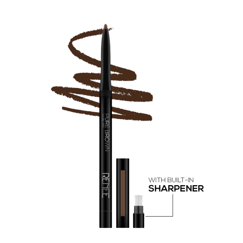 Renee Cosmetics: Pure Brown Kajal Pen with Sharpener, 0.30gm