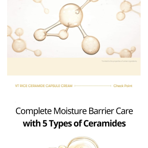VT Cosmetics: Rice Ceramide Capsule Cream 50ml