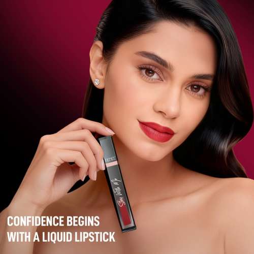 Renee Cosmetics: Stay With Me Liquid LipstickÂ -06 Dose of Rose 6ml