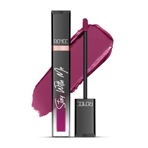 Renee Cosmetics: Stay With Me Liquid Lipstick -02 Hunger for Berry 6ml