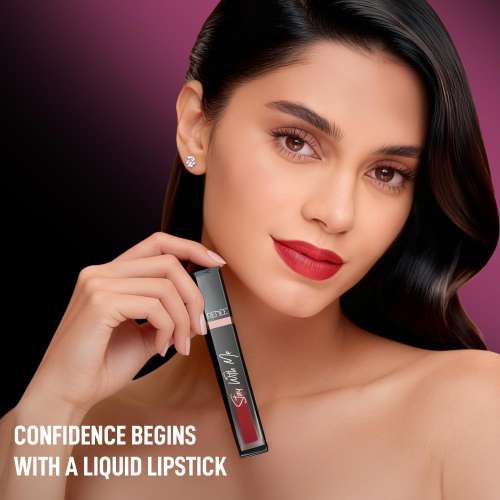 Renee Cosmetics: Stay With Me Liquid Lipstick -02 Hunger for Berry 6ml