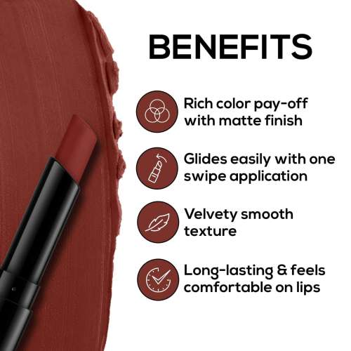 Renee Cosmetics: Very Matte Lipstick 03 Toffee Touch 1.6gm