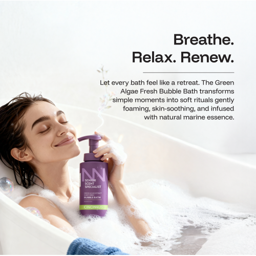 CINCINNUS: Green Algae Extract Scent Fresh Bubble Bath 500ml