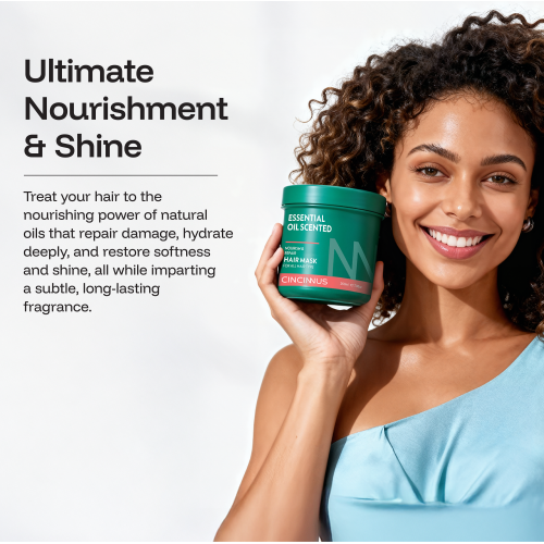 CINCINNUS: Essential Oil Scented Nourish And Repair Hair mask For All Hair Type 350ml