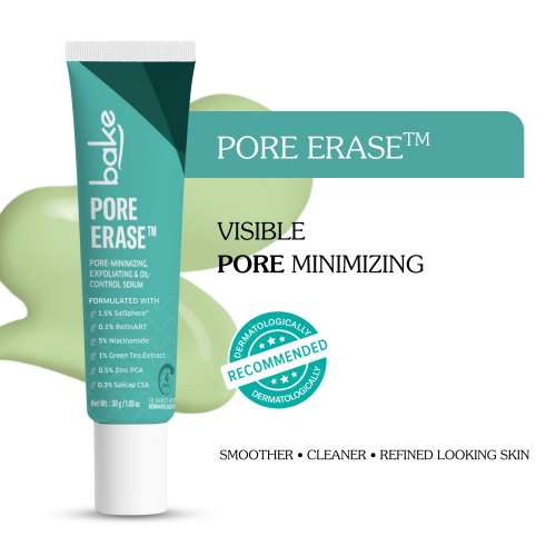 Bake Cosmetics: Pore Minimizing Face Serum 5% Niacinamide + Salicylic Acid for Oil Control, Unclogs Pores & Refines Texture 30gm
