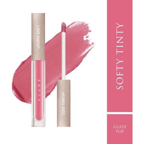 Love Earth: Softy Tinty Lipstick - Glaze Pop 1.5ml