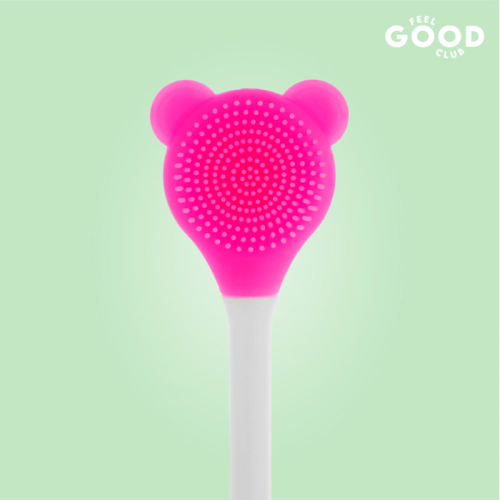 kindlife: 2 in 1 Face Cleansing Scrubber With Spatula Brush For Face Masks Detan Packs Skincare