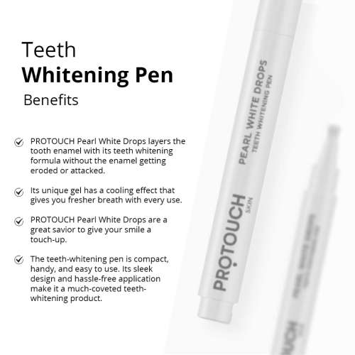 Protouch: Teeth Whitening Duo | Teeth Whitening Pen | Hi Shine Toothpaste | Teeth Whitening, Cavity Prevention and Superior Cleaning