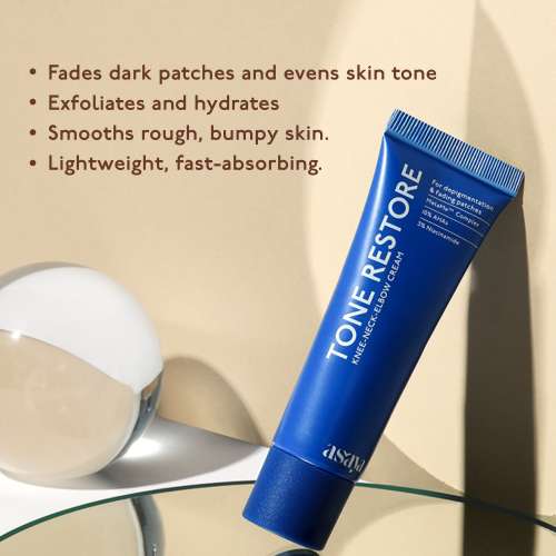 Asaya: Tone Restore Knee-Neck-Elbow Cream 50gm