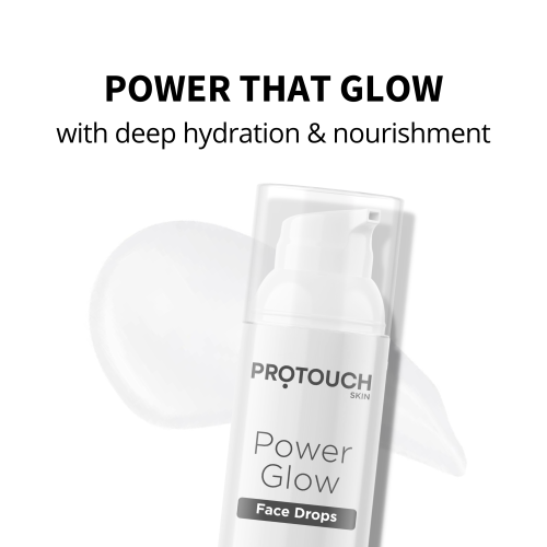 Protouch: Power Glow Face Drops | Brightening Serum with Korean & Indian Herbs | Lightens Dark Spots, Acne, and Wrinkles | For Clear, Glowing Skin - All Skin Types  |30ml  | Pack of 2