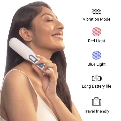 Protouch: Complete Hair Growth Combo | LED Therapy Comb with Vibration Massage | Biotin & Collagen Hair Growth Drops - Powered with 6 Hair Growth Actives | Controls Hair Fall | Strengthens & Improves Hair Quality | Relax Scalp for Better Sleep | For All Hair Type |