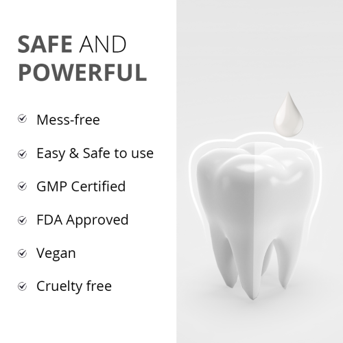 Protouch: Pearl White Drops | Teeth Whitening Pen Gel | Whiter Teeth & Fresher Breath for a Brighter Smile on-the-go | Enamel Safe| For Men & Women (Pack of 2)
