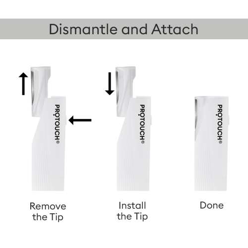 Protouch: Dermaplaning Eyebrow Grooming Attachments