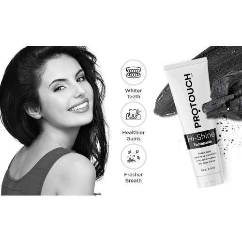 Protouch: Teeth Whitening Duo | Teeth Whitening Pen | Hi Shine Toothpaste | Teeth Whitening, Cavity Prevention and Superior Cleaning