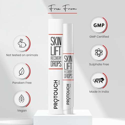 Protouch: Skin Lift Combo | Skin lift Device & Recovery Drops | Anti ageing, Bright & Firm Younger Looking Skin