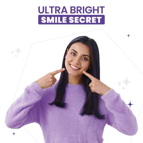Protouch: Ultra Bright Teeth Whitening Serum | Enamel-Safe Purple Toothpaste for Teeth Whitening & Stain Removal | Professional Color Corrector| 30ml  | Pack of 2