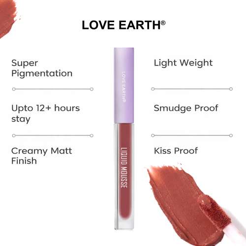 Love Earth: Liquid Mousse Lipstick 3.0 - Pack of 9