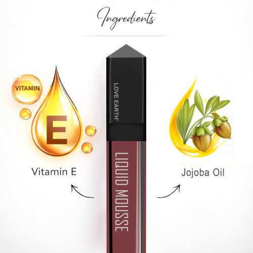 Love Earth: Liquid Mousse Lipstick - Brown Bellini 6ml