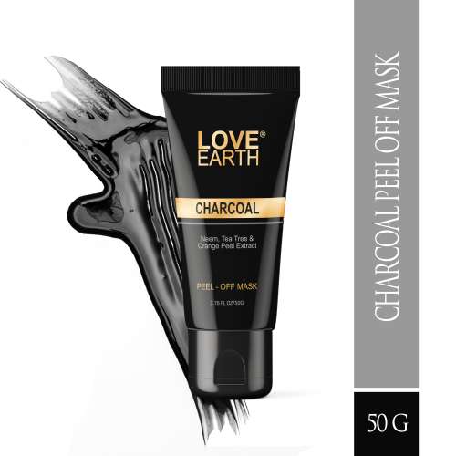 Love Earth: Charcoal Peel Off Mask 50gm