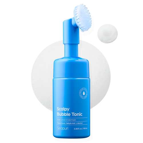 Seapuri: Scalpy Bubble Tonic | Skin Care | Deep Scalp Exfoliation | Soothes Irritation | 100ml