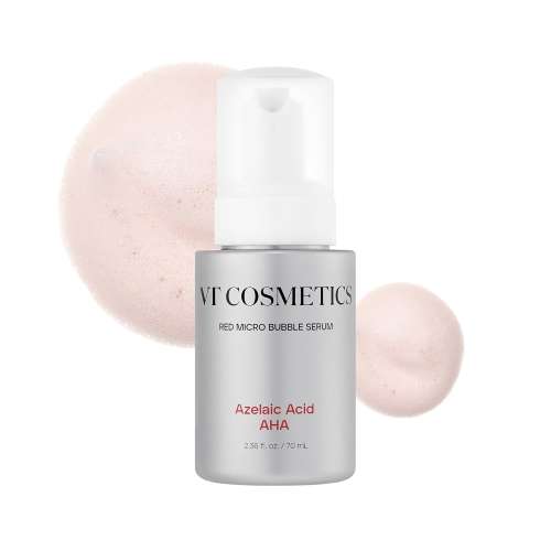 VT Cosmetics: Bubble Serum (Azelaic Acid Aha) | Hydrating | Calms Redness | Non Sticky | Healthy Skin | 70ml