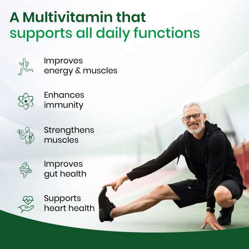 Vlado's Himalayan Organics: Liposomal Multivitamin Adult 50+ with 75+ Ingredients | Daily Health Supplement with 9+ Powerful Blends | Supports Energy, Immunity, Brain, Heart & Eye Health | 60 Veg Capsules