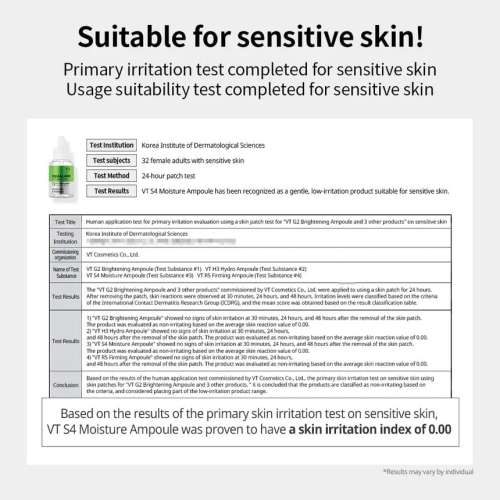 VT Cosmetics: Squalane S4 Moisture Ampoule | Hydrating | Daily Care | Healthy Skin | 30ml