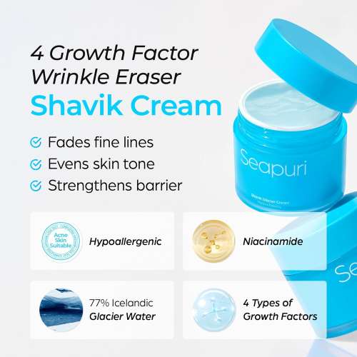 Seapuri: Shavik Glacier Cream 180gm