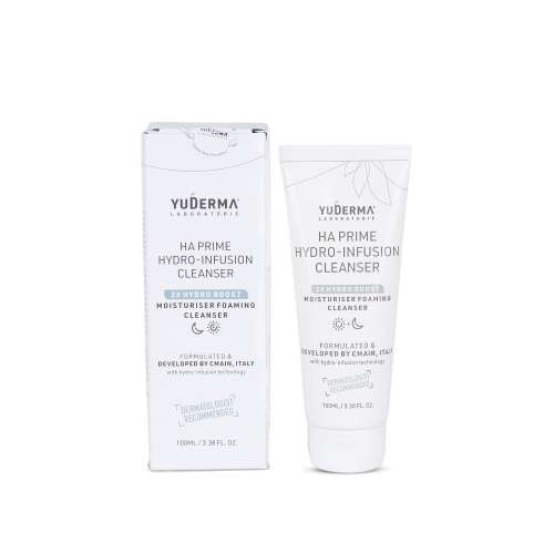 YUDERMA: Ha Prime Hydro-Infusion cleanser 100ml