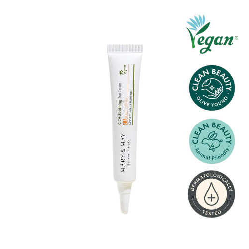 Mary&May: CICA Soothing Sun Cream SPF50+ PA++++  - 12gm