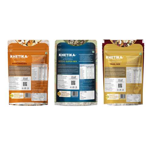 KHETIKA: Premium Power Mix Trio 200gm Each