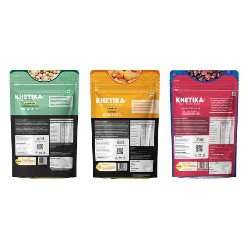 KHETIKA: Premium Exotic Dry Fruit & Berry Mix 200gm Each