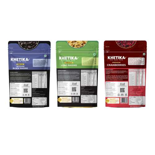 KHETIKA: Premium Raisin & Berry Mix 200gm Each