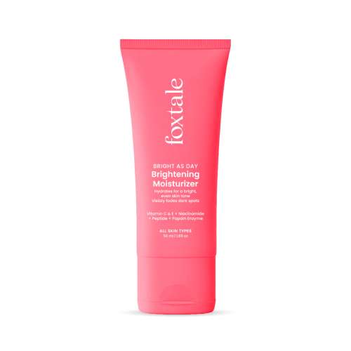 Foxtale: Brightening Moisturiser with Vitamin C & Niacinamide|Brightens, Fades Dark Spots & Hydrates 50ml