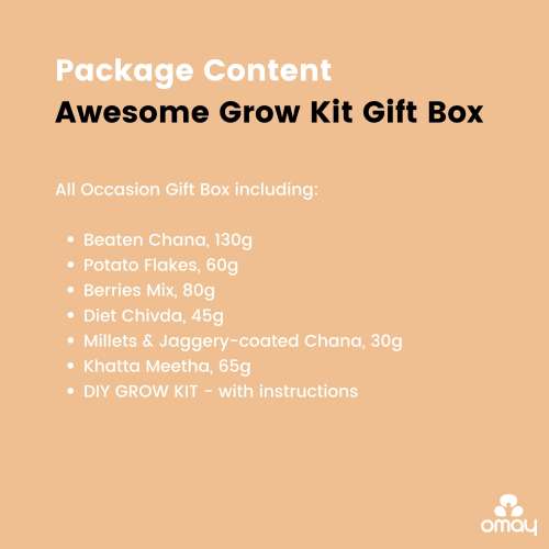 Omay Foods: Awesome Grow Kit Gift Box 900gm