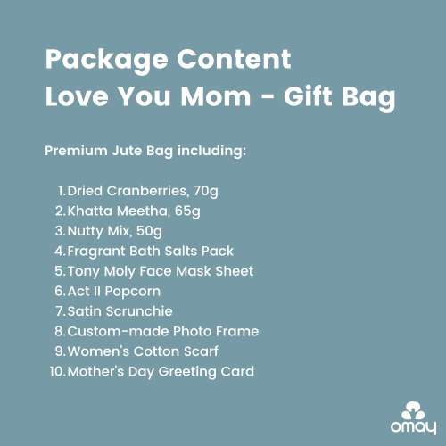 Omay Foods: Love You Mom - Gift Bag 700gm