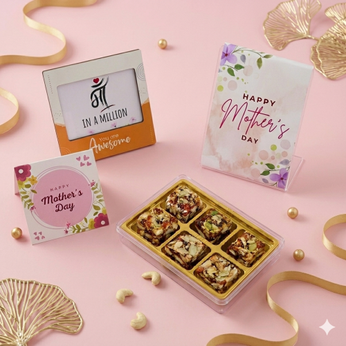 The Daily Nut Co.: Mother Day Sweet Indulgence Mithai Box 400gm