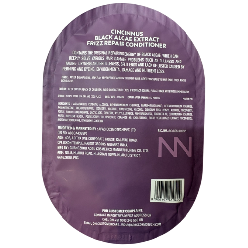 CINCINNUS: Frizz Repair Conditioner (Black Algae Extract) 20ml