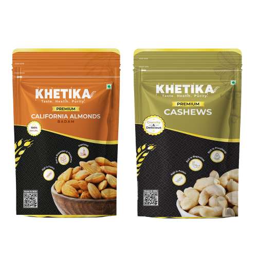 KHETIKA: Premium Nut Lover Combo 500gm Each