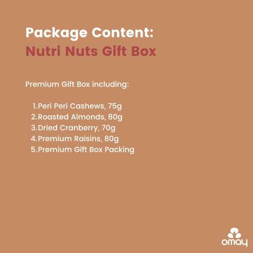 Omay Foods: Nutri Nuts Gift Box 500gm