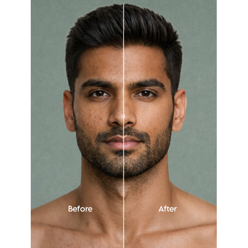 Hues for Him: Foundation | Full-coverage, lightweight, hydrating fit | Natural finish for all-day wear | Oil control, perfect for mens faces | For all skin types | 4 shades incl. Deep Espresso | 20ml