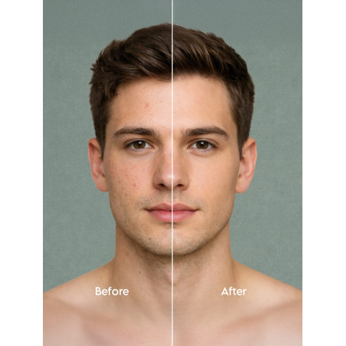 Hues for Him: Foundation | Full-coverage, lightweight, hydrating fit | Natural finish for all-day wear | Oil control, perfect for mens faces | For all skin types | 4 shades incl. Fresh Canvas | 20ml