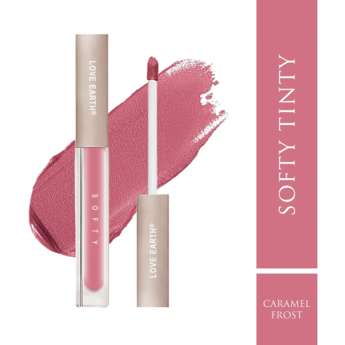 Love Earth: Softy Tinty Lipstick - Caramel Frost 1.5ml