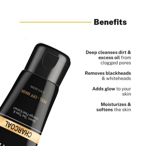 Love Earth: Charcoal Peel Off Mask 50gm