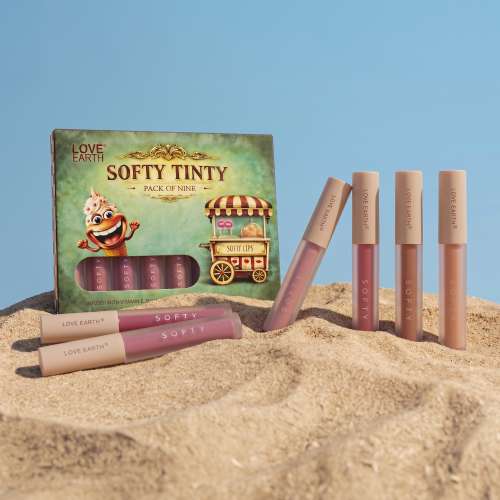 Love Earth: Softy Tinty Lipstick Pack of 9Â (1.5ml x 9)