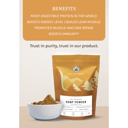 India Hemp Organics: Hemp Protein Powder 500gm