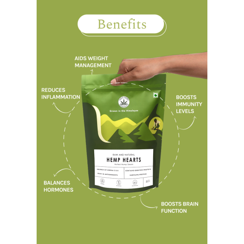 India Hemp Organics: Hemp Hearts 100gm
