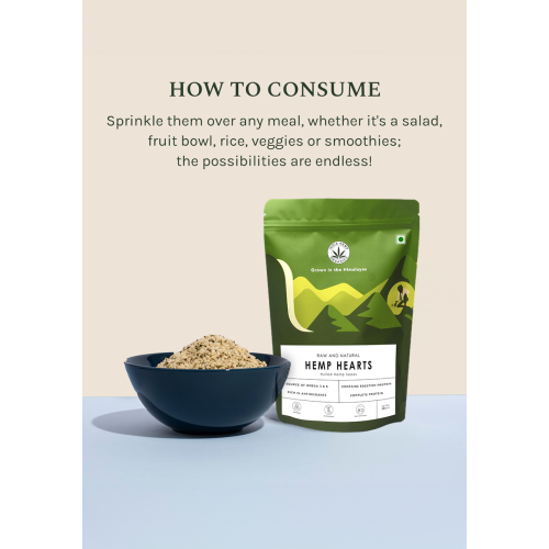 India Hemp Organics: Hemp Hearts 100gm