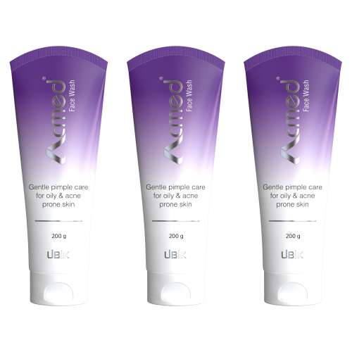Ethiglo: Acmed Pimple Care Face Wash for Acne Prone Skin 200gm Pack of 3
